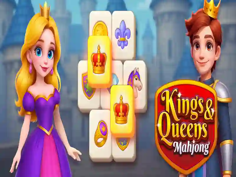 Jwèt Wa ak Queens Mahjong sou entènèt
