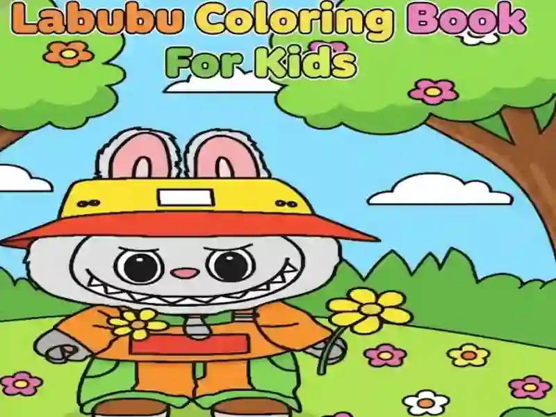 Jwèt Liv koloran Labubu pou timoun sou entènèt