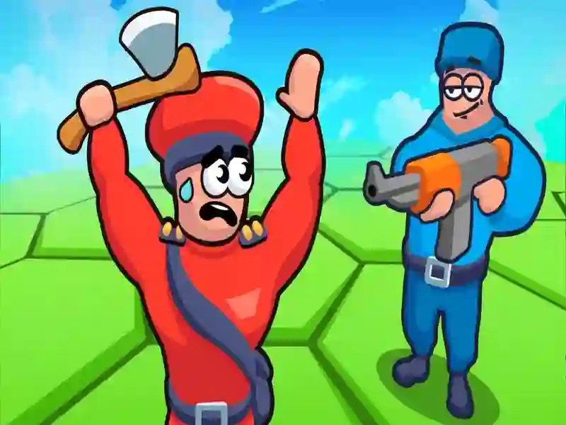 Jwèt Mozayik Egzagòn mond: Wouj vs Blue sou entènèt