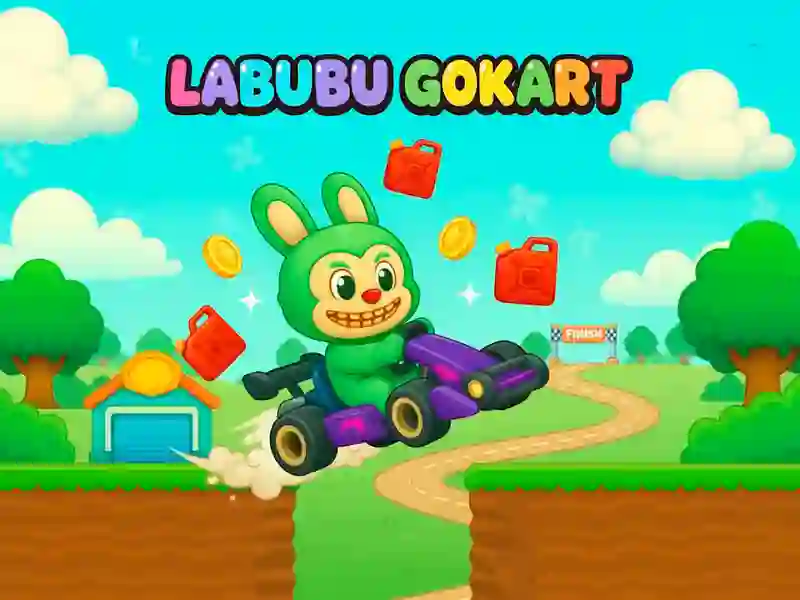 Jwèt Labubu Gokart sou entènèt