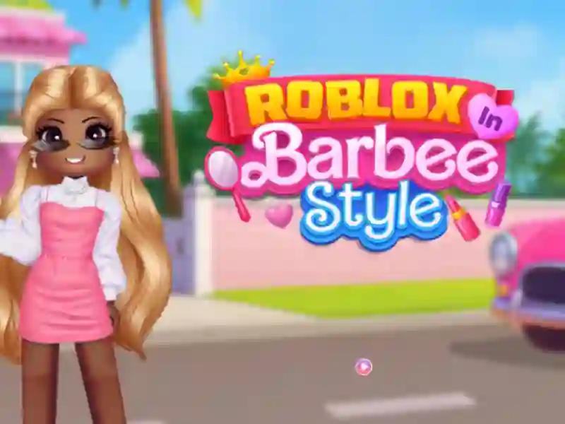 Jwèt Roblox nan style barbi sou entènèt