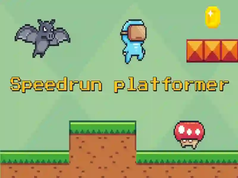 Jwèt Speedrun platformer sou entènèt