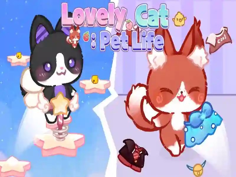 Jwèt Lovely chat bèt kay lavi sou entènèt