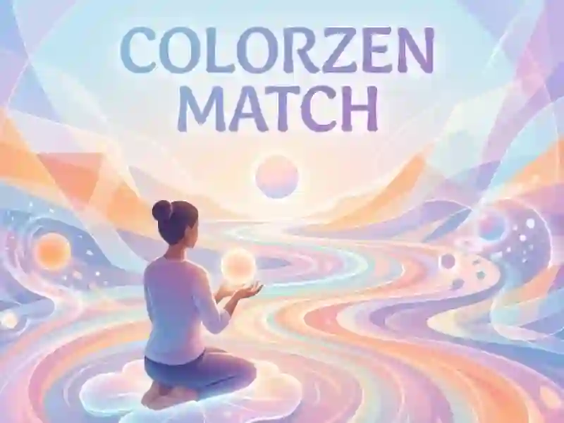 Jwèt ColorZen Koresponn ak sou entènèt