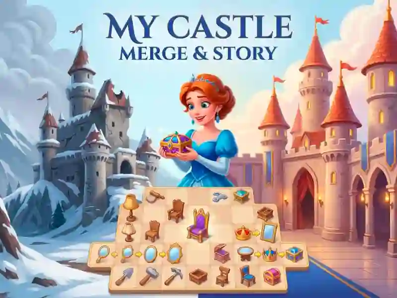Jwèt My Castle. Merge & Story sou entènèt