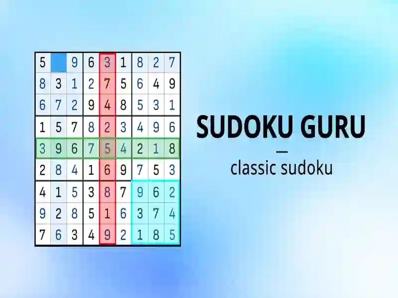 Jwèt Sudoku Guru sou entènèt Jwèt Sudoku Guru sou entènèt