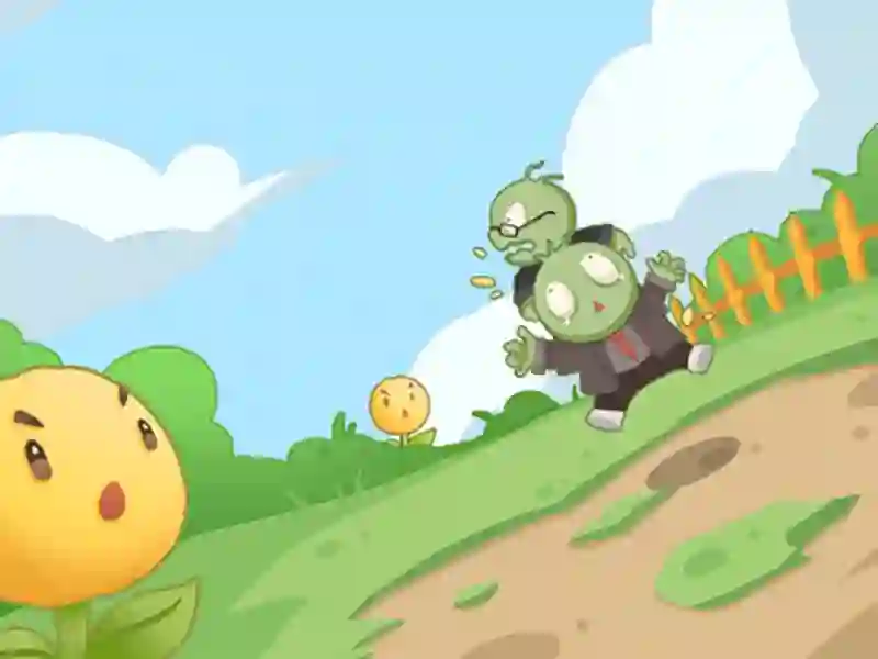 Jwèt Flè vs zonbi sou entènèt