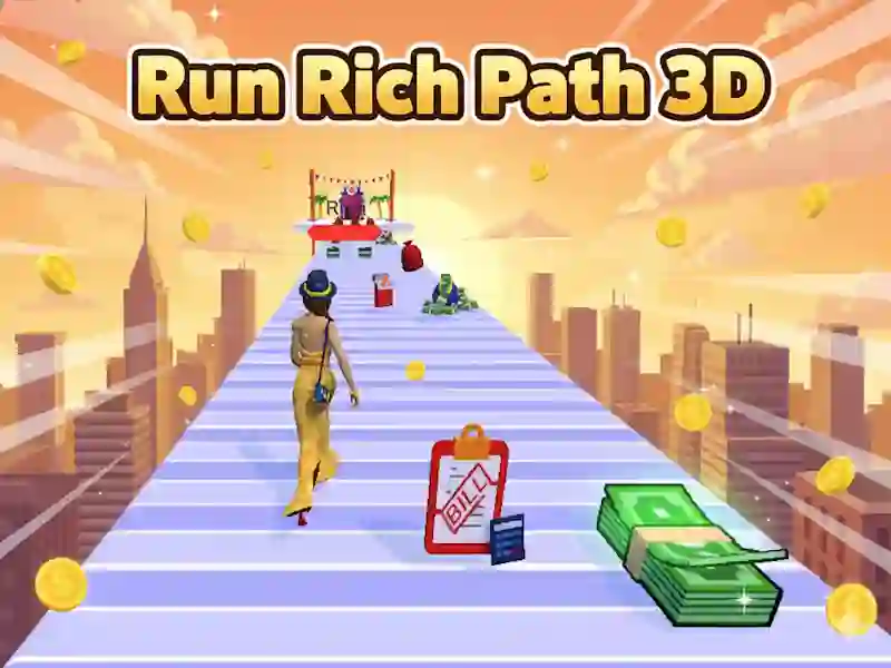 Jwèt Kouri Rich Path 3D sou entènèt
