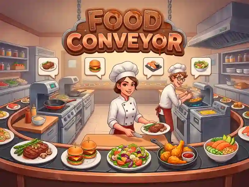 Jwèt Food Conveyor sou entènèt