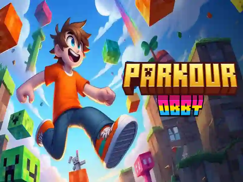 Jwèt Parkour obby sou entènèt Jwèt Parkour obby sou entènèt