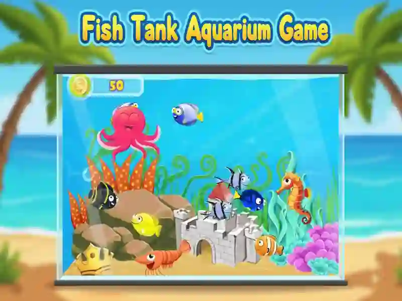 Jwèt Jwèt Aquarium tank pwason sou entènèt