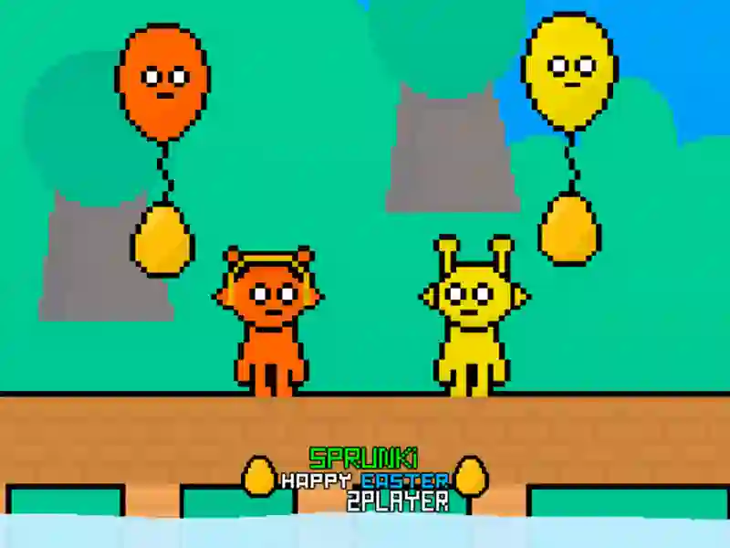 Jwèt Sprunki Happy Easter 2Player sou entènèt