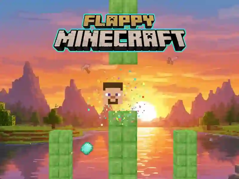 Jwèt Flappy Minecraft sou entènèt