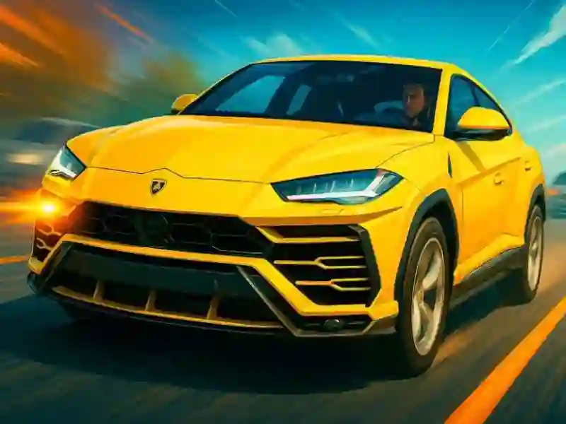 Jwèt SUV racer trafik sou entènèt