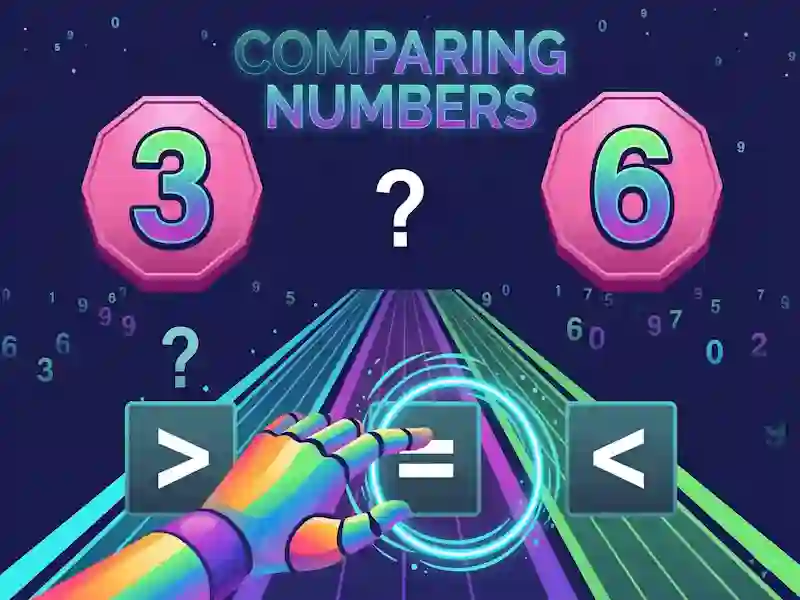Jwèt Comparing Numbers sou entènèt