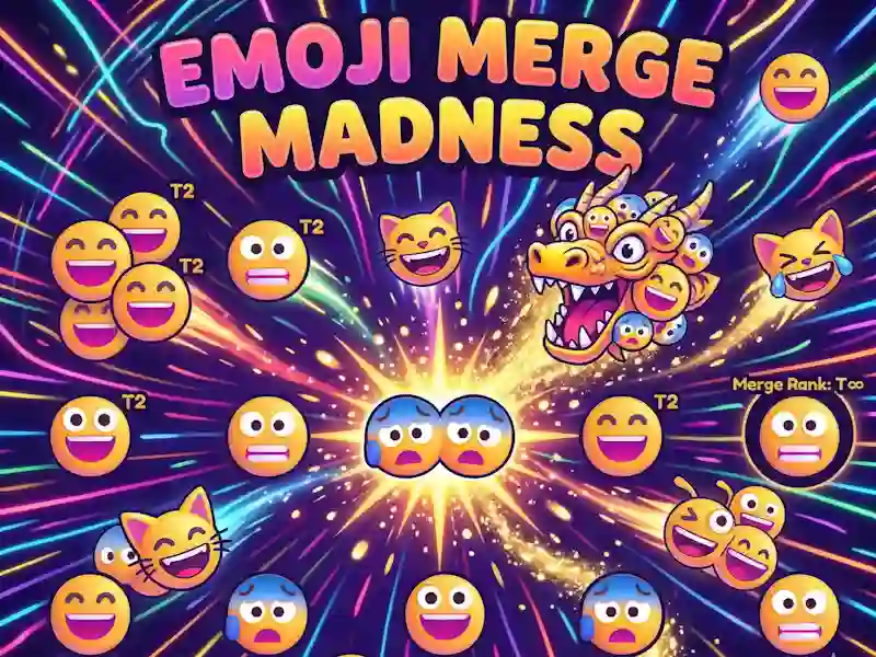 Jwèt Emoji Merge Madness sou entènèt