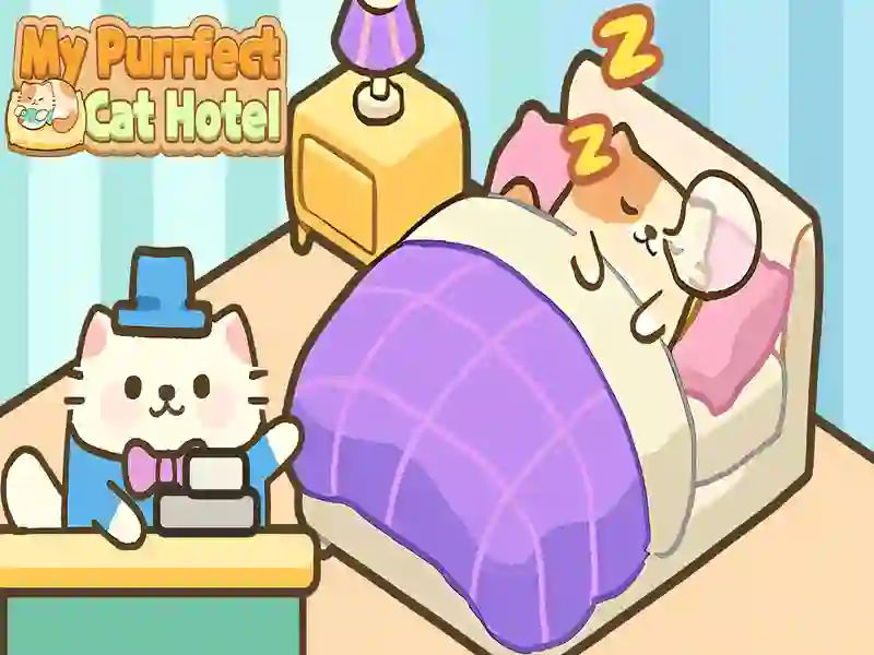Jwèt Otèl chat purrfect mwen an sou entènèt