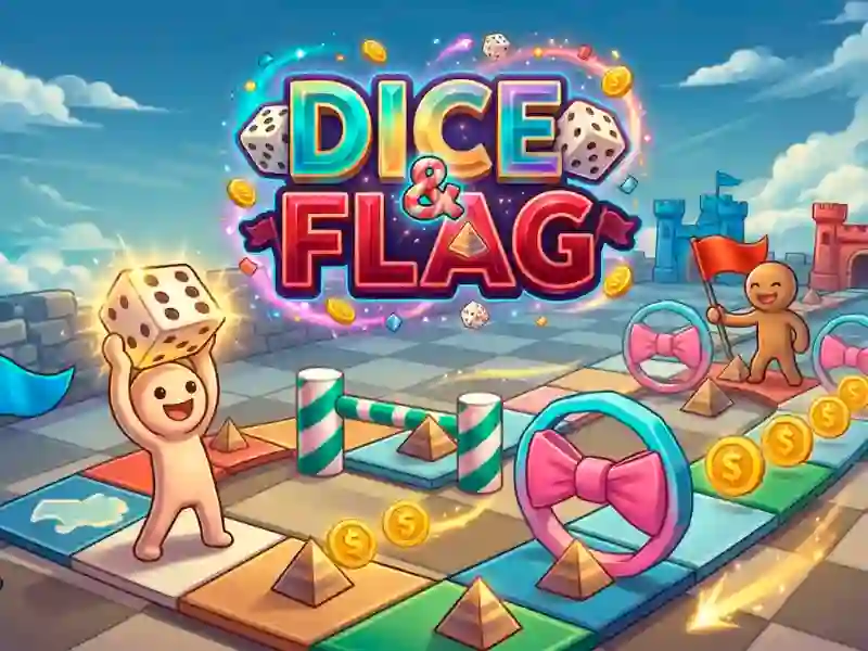 Jwèt Dice and Flag sou entènèt