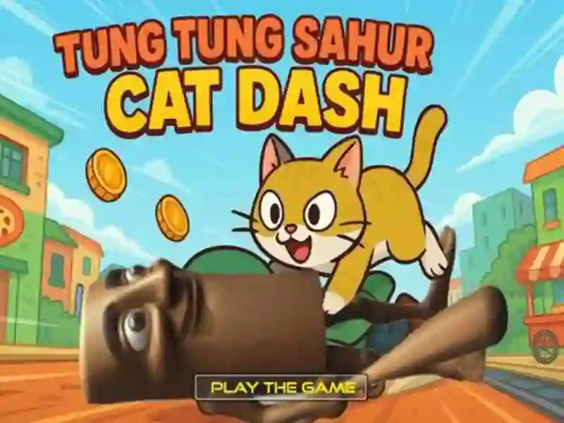 Jwèt Tung Tung Sahur Cat Dash sou entènèt