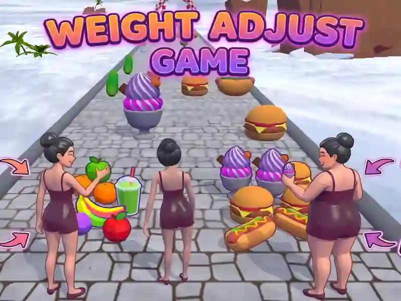 Jwèt Weight Adjust Game sou entènèt