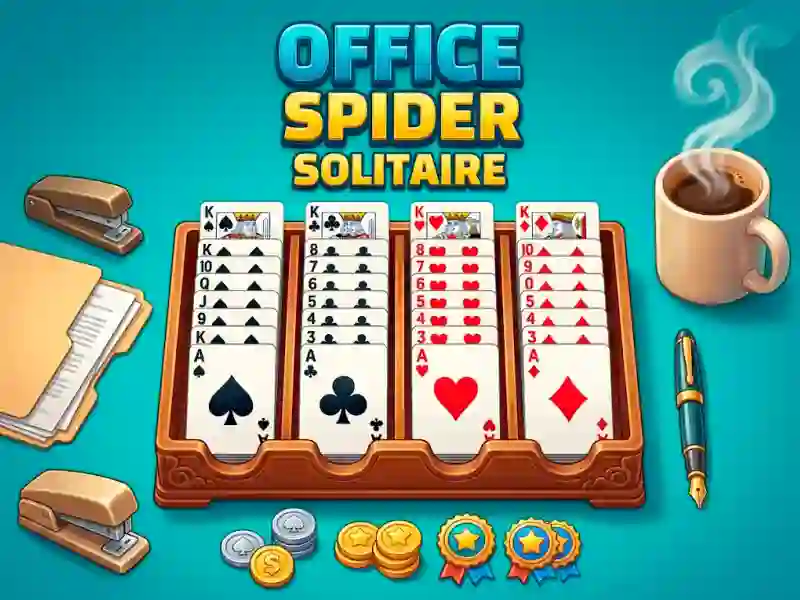Jwèt Office Spider Solitaire sou entènèt