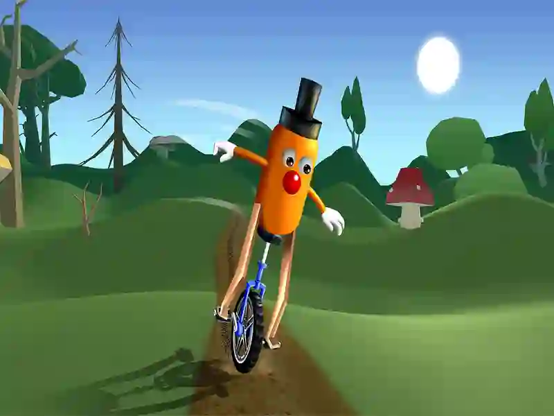 Jwèt Balans Unicycle 3D sou entènèt