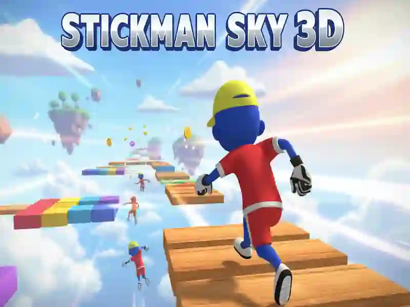 Jwèt Jwèt Stickman syèl 3D sou entènèt