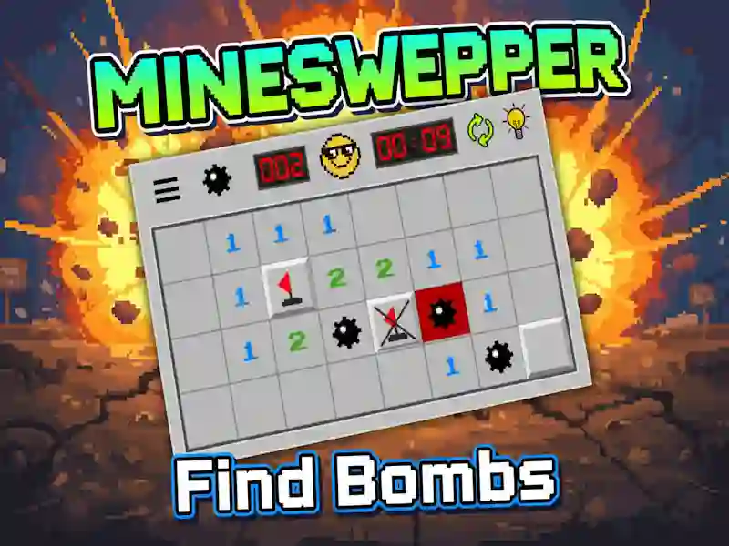 Jwèt Minesweeper — Jwenn bonm sou entènèt