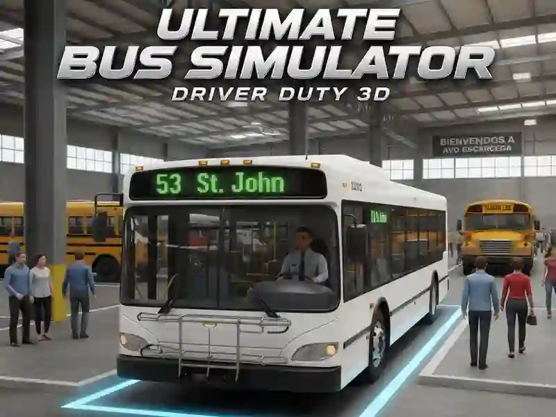 Jwèt Ultim otobis similatè chofè devwa 3D sou entènèt