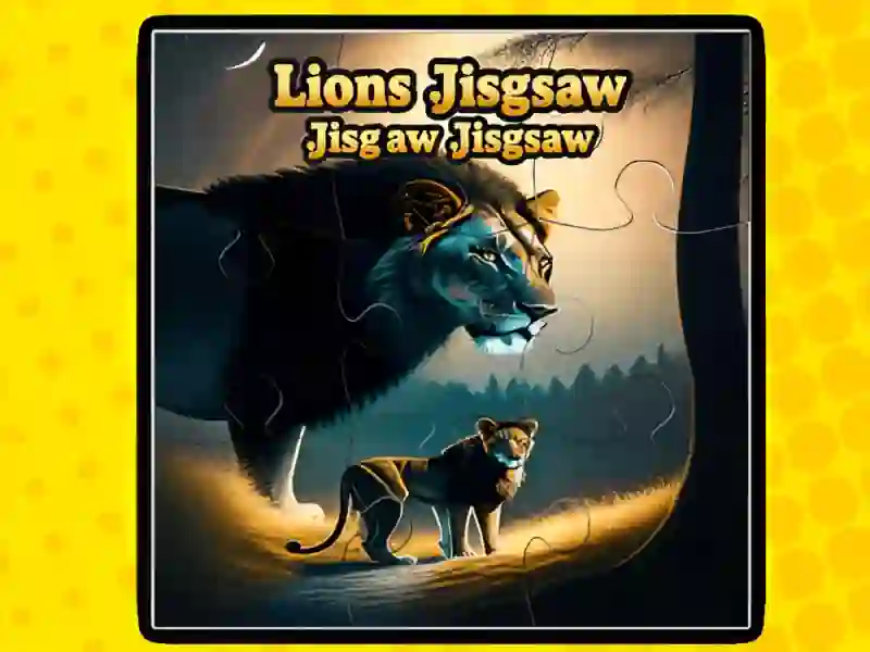 Jwèt Sou entènèt jwèt Lions Jigsaw Jigsaw sou entènèt