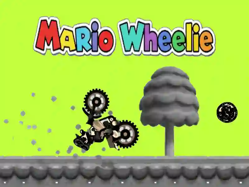 Jwèt Sou entènèt jwèt Mario Wheelie sou entènèt