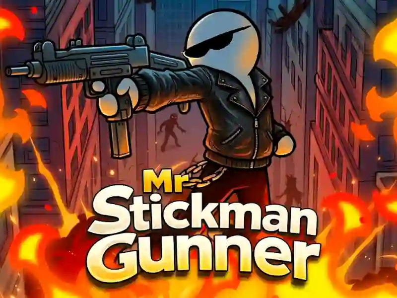Jwèt Mr Stickman Gunner sou entènèt