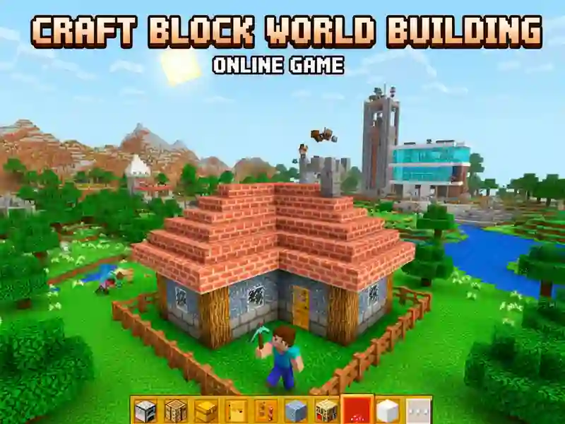 Jwèt Sou entènèt jwèt Craft Block World Building sou entènèt