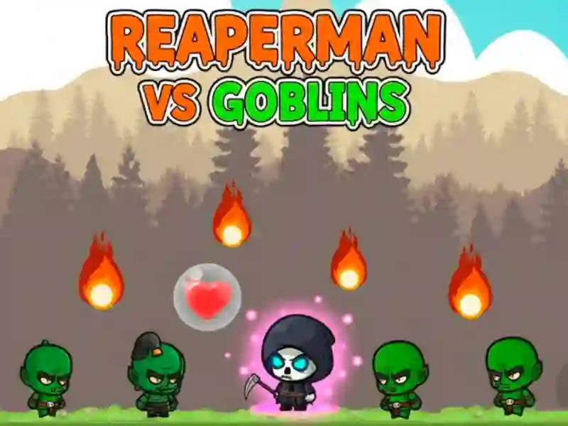 Jwèt Sou entènèt jwèt Reaperman vs Goblin sou entènèt