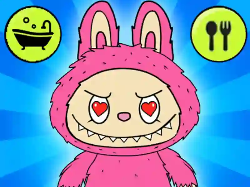 Jwèt Mwen pale Labubu sou entènèt