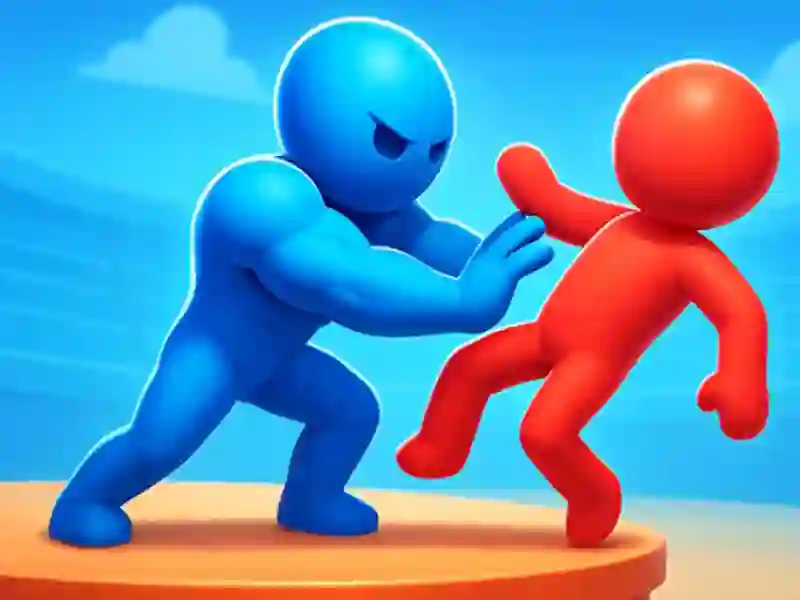 Jwèt Stickman Lame Pusher sou entènèt