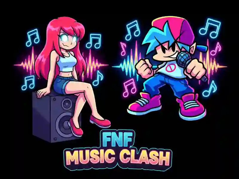 Jwèt FNF Mizik Clash sou entènèt