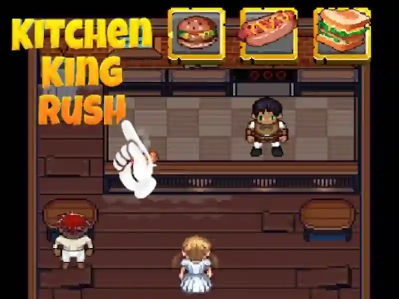 Jwèt Sou entènèt jwèt Kitchen King Rush sou entènèt