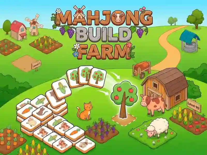 Jwèt Mahjong Build Farm sou entènèt