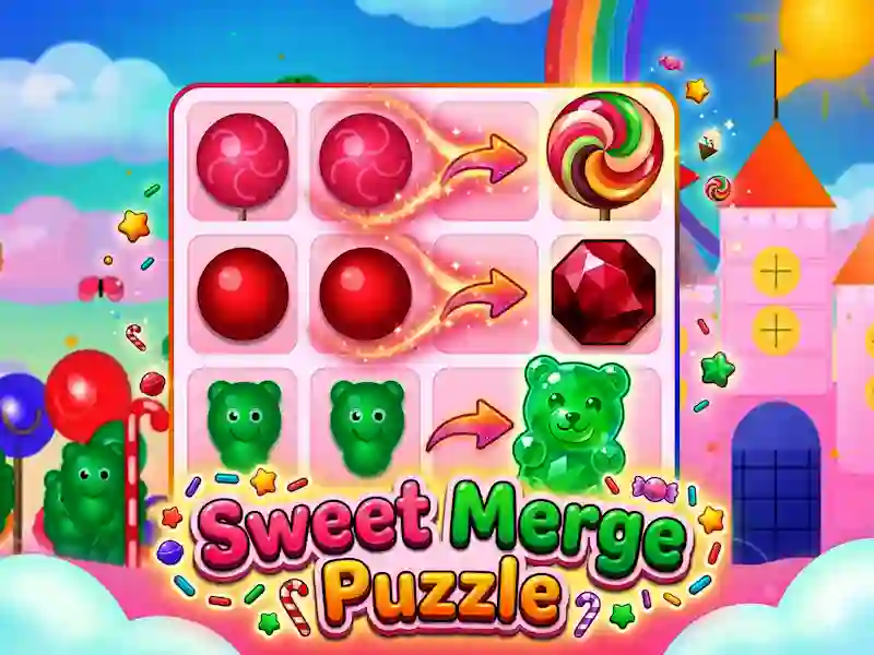 Jwèt Sweet Merge Puzzle sou entènèt