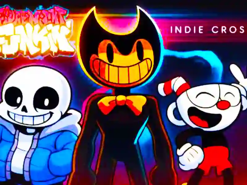 Jwèt FNF vs Indie Cross sou entènèt