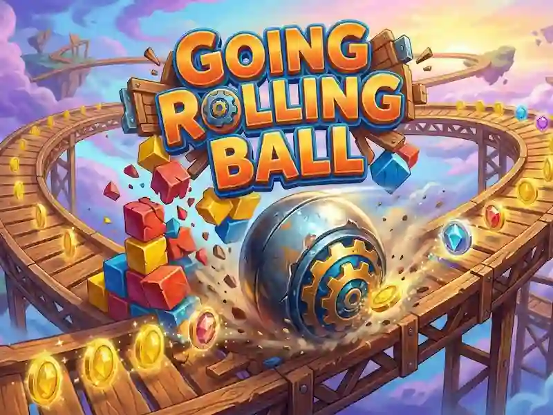 Jwèt Going Rolling Ball sou entènèt