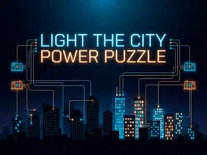 Jwèt Light the City Power Puzzle sou entènèt