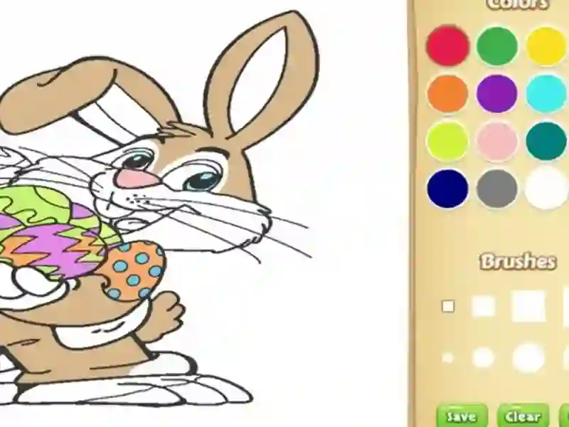 Jwèt Pak Bunny koloran liv pou timoun yo sou entènèt