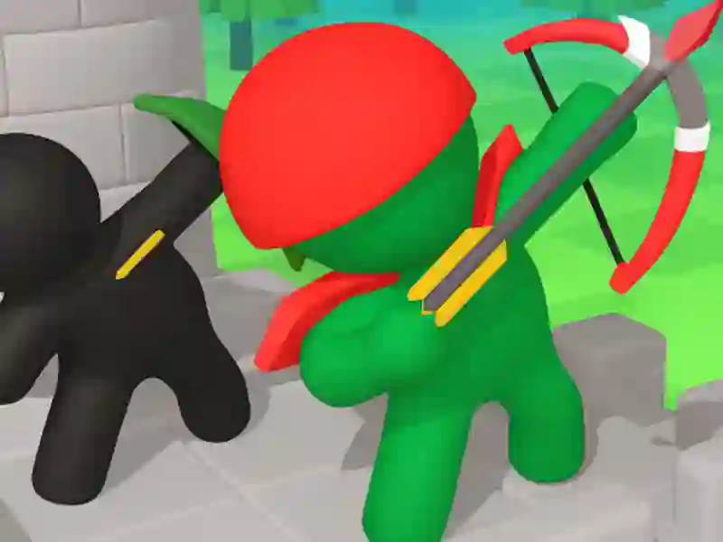 Jwèt Rantre banza banza ak flèch sou entènèt
