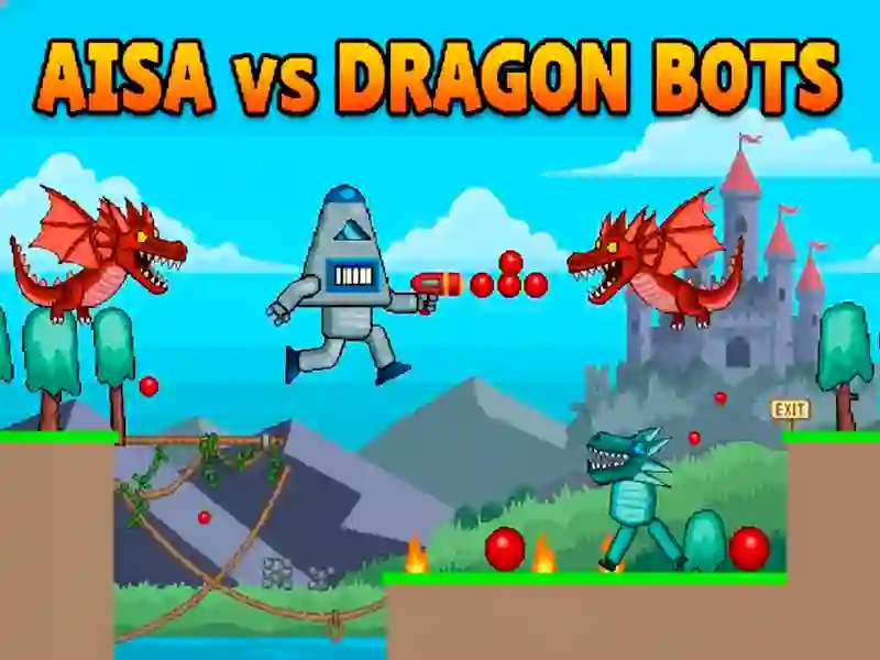 Jwèt Aisa Vs Dragon Bots sou entènèt