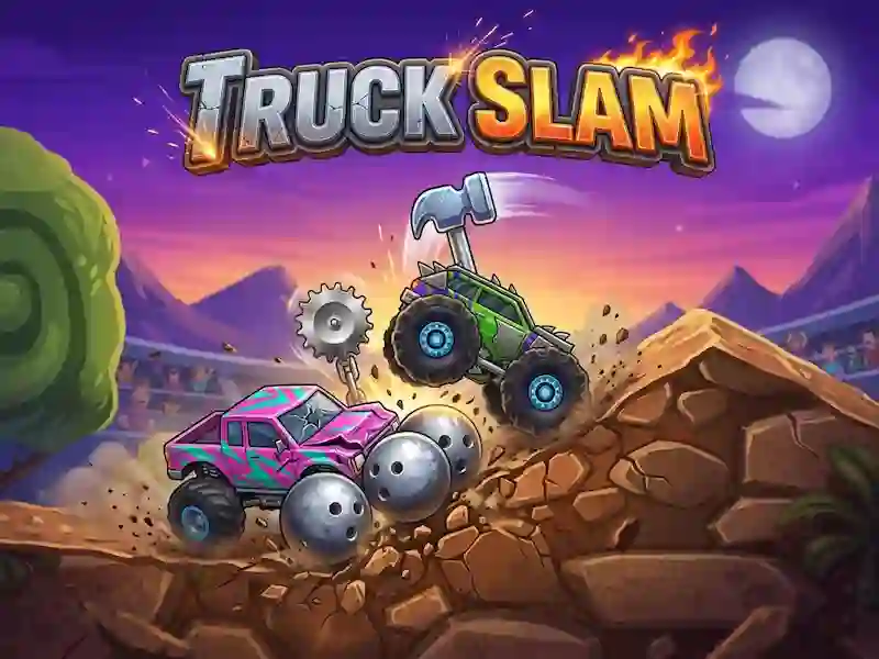 Jwèt Truck Slam sou entènèt