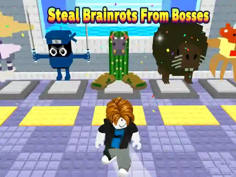 Jwèt Vòlè Brainrots Nan Boss sou entènèt