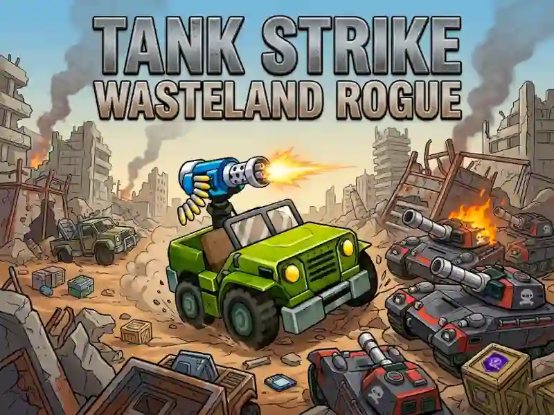 Jwèt Tank Strike Wasteland Rogue sou entènèt