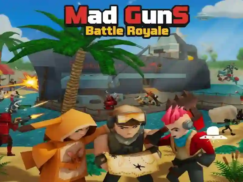 Jwèt Sou entènèt jwèt Mad GunS Battle Royale sou entènèt